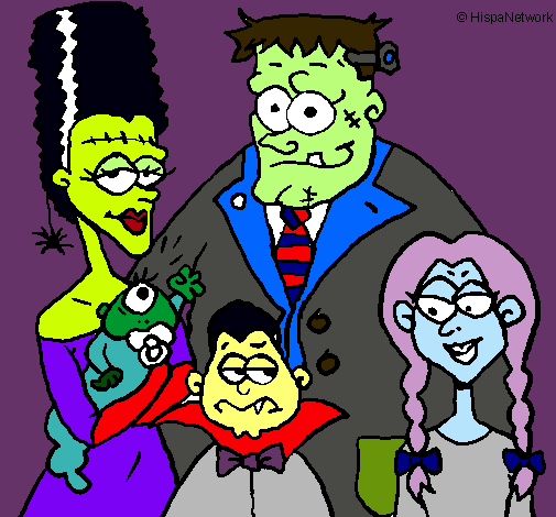 Dibujo Familia de monstruos pintado por carlospign