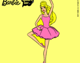 Dibujo Barbie bailarina de ballet pintado por annapao