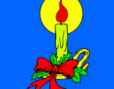 Dibujo Vela de navidad pintado por arturo624