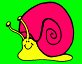 Dibujo Caracol  pintado por loove