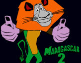 Dibujo Madagascar 2 Alex pintado por SORIFUSS