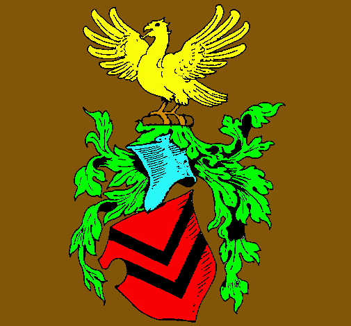 Escudo de armas y aguila 