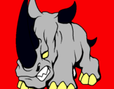 Dibujo Rinoceronte II pintado por gifbhf