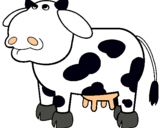 Dibujo Vaca pensativa pintado por milichochi