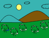 Dibujo Montañas 4 pintado por Edudu