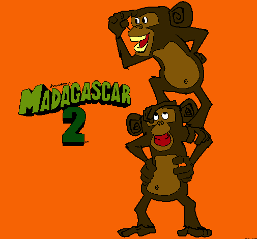 Madagascar 2 Manson y Phil