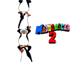 Dibujo Madagascar 2 Pingüinos pintado por abundez