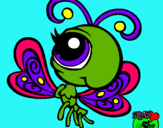 Dibujo Mariposa Littlest Pet Shop 2 pintado por Maytejo