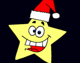 Dibujo estrella de navidad pintado por 2cosmin2