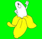 Dibujo Banana pintado por bananitoo