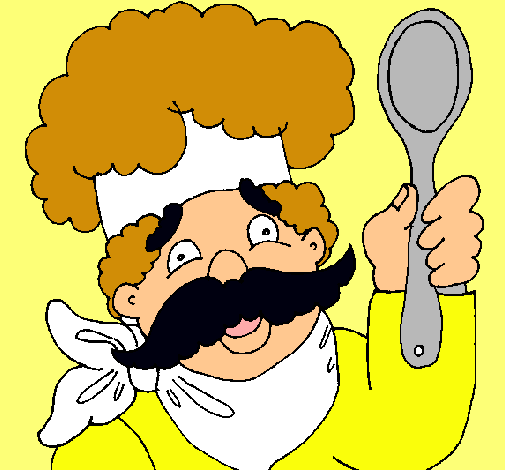 Chef con bigote