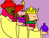 Dibujo Los Reyes Magos 3 pintado por Cggg