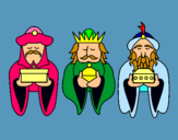 Dibujo Los Reyes Magos 4 pintado por elejandro