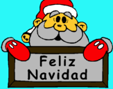 Dibujo Feliz Navidad pintado por lolanavida