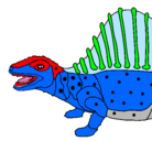 Dibujo Dinosaurio pintado por distgr_iy