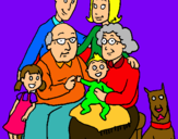 Dibujo Familia pintado por sandra112674