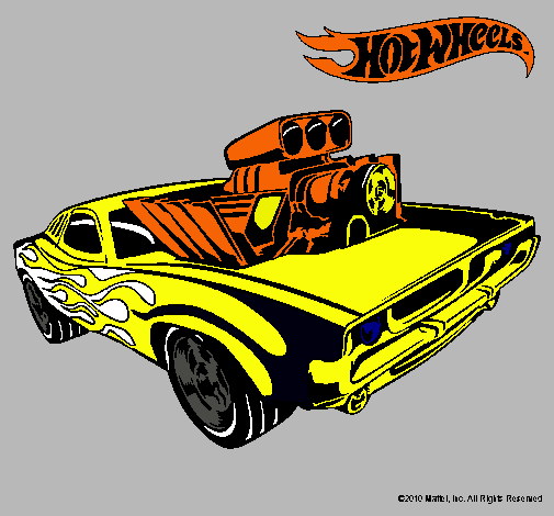 Dibujo Hot Wheels 11 pintado por Juanitoop