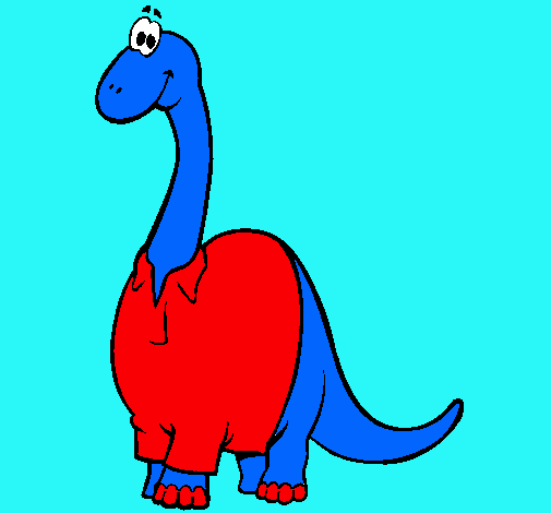 Diplodocus con camisa