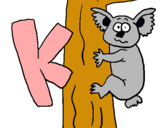 Dibujo Koala pintado por karencitha