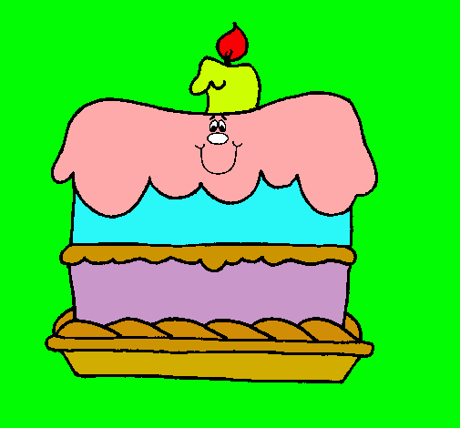 Pastel de cumpleaños