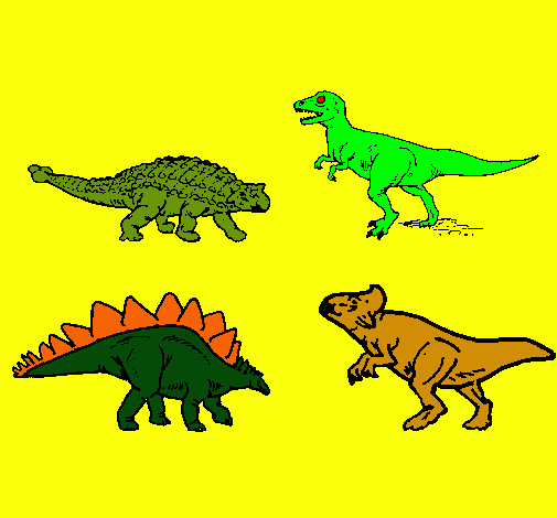 Dibujo Dinosaurios de tierra pintado por carlospign