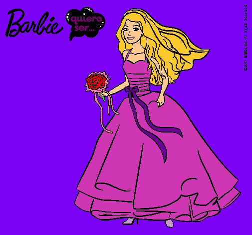 Barbie vestida de novia