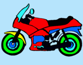 Dibujo Motocicleta pintado por davisan