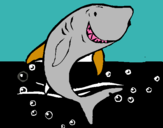 Dibujo Tiburón pintado por sebastianant