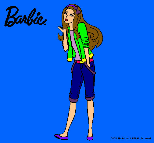 Barbie con look casual