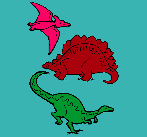 Tres clases de dinosaurios