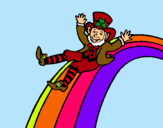 Dibujo Duende en el arco iris pintado por 4xalmxb