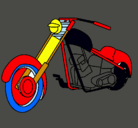 Dibujo Moto pintado por carlos78