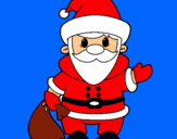 Dibujo Papa Noel 4 pintado por YINVALENTN