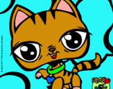 Dibujo Gatito Littlest Pet Shop pintado por mojarroide