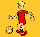 Dibujo Jugador de fútbol pintado por nacho10