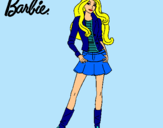 Dibujo Barbie juvenil pintado por Mirene
