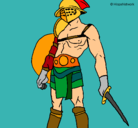 Dibujo Gladiador pintado por garazi95