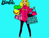 Dibujo Barbie de compras pintado por iris2014