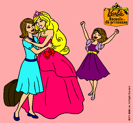 Dibujo Barbie proclamada princesa pintado por dominique1