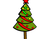 Dibujo Árbol de navidad II pintado por spectra