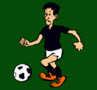 Dibujo Jugador de fútbol pintado por kmgbn