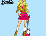 Dibujo Barbie rockera pintado por tiuyfiot70yu