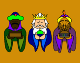 Dibujo Los Reyes Magos 4 pintado por 99mario99 