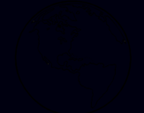 Dibujo Planeta Tierra pintado por 888888888888