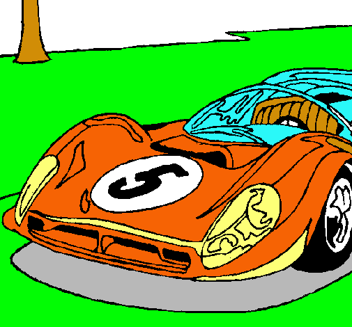 Dibujo Automóvil número 5 pintado por joanyjordi