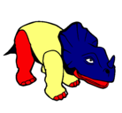Dibujo Triceratops II pintado por fagundez