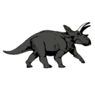 Dibujo Triceratops pintado por cacaok