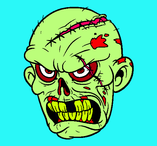 Dibujo Zombie pintado por carlospign