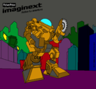 Dibujo Imaginext 4 pintado por edwa