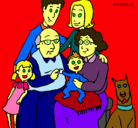 Dibujo Familia pintado por landersullo